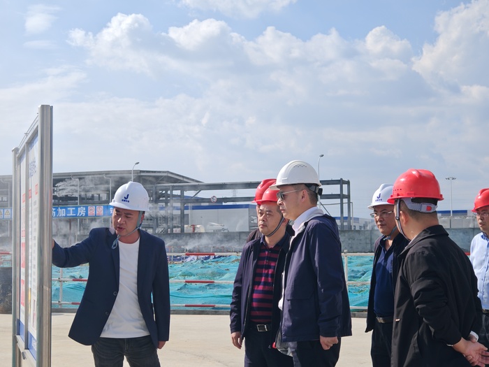 彭山区区长来公司项目现场调研